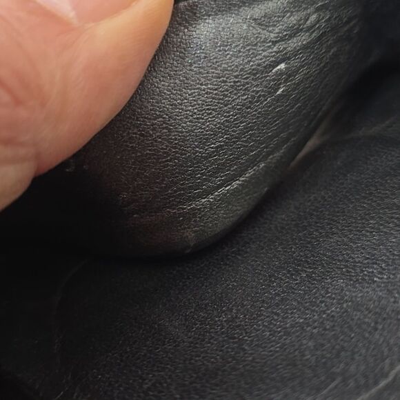 Stuart Weitzman Broadband Leather City Open Tow block Sandals heels Size 7.5 - Picture 9 of 11